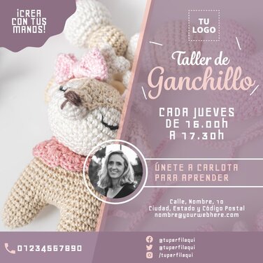 Edita un flyer de Crochet