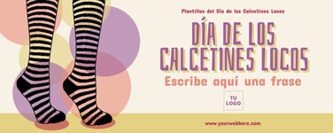 Edita un folleto de Calcetines Locos