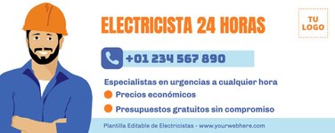 Edita un banner de Electricistas