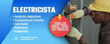 Edita un banner de Electricistas