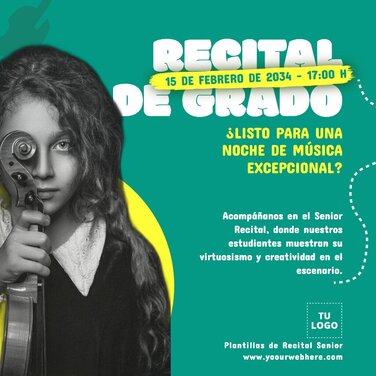 Edita un cartel de Recital