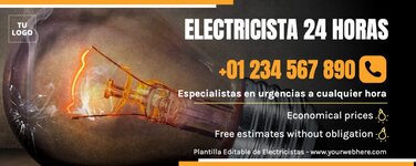 Edita un banner de Electricistas