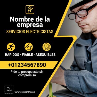 Edita un banner de Electricistas