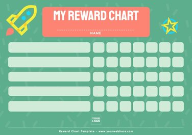 Free Editable Reward Chart Templates