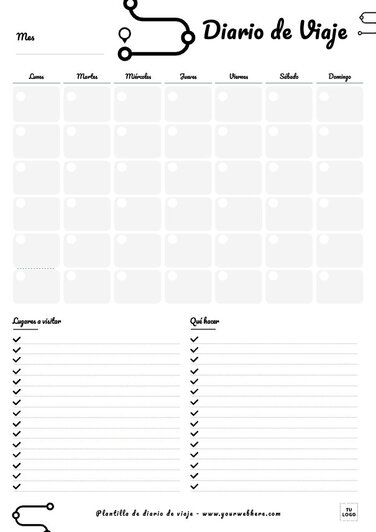 Crea Fichas De Diario De Viaje Con Plantillas