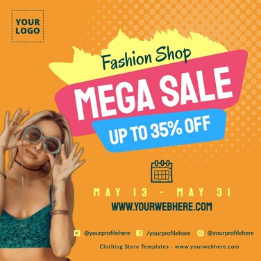 Edit a fashion template