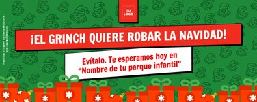 Edita una invitación del Grinch