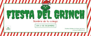 Edita una invitación del Grinch