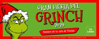 Edita una invitación del Grinch