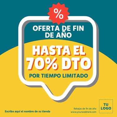 Edita un banner de Fin de Año