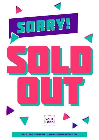 Create Sold Out Sign Images