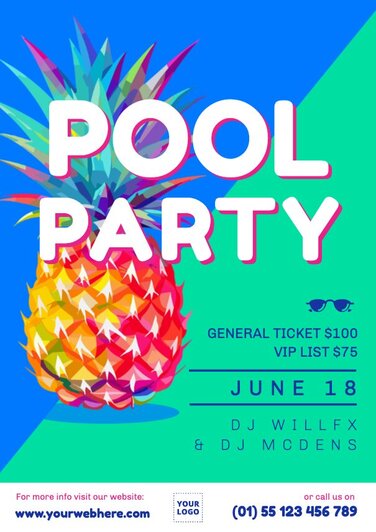 Edit a Pool Party design