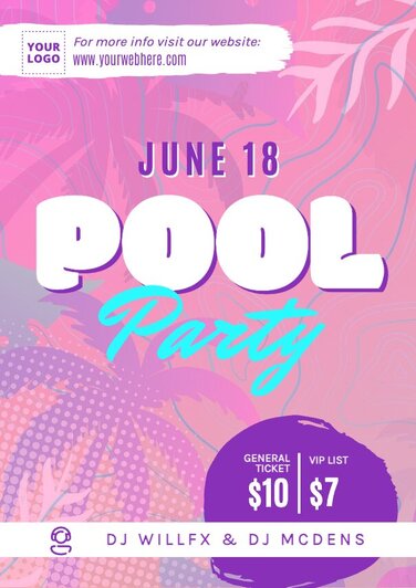 Edit a Pool Party design