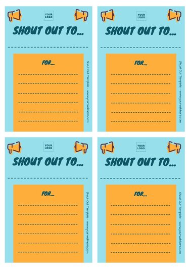Edit a Shout Out banner
