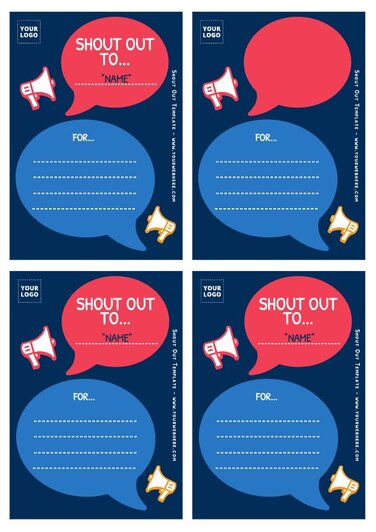 Edit a Shout Out banner