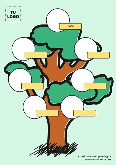 Diseña tu Árbol Genealogico con Plantillas