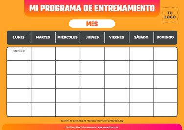 Edita un planner mensual
