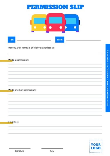 Edit a Permission Slip sample