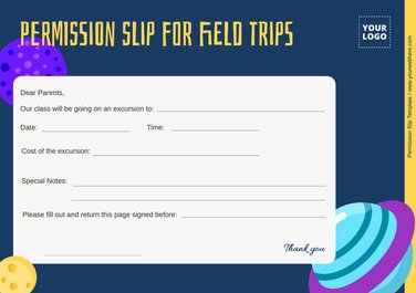 Edit a Permission Slip sample