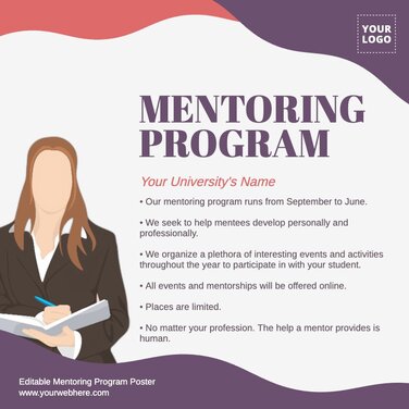 Free Mentoring Program Flyer Templates Online