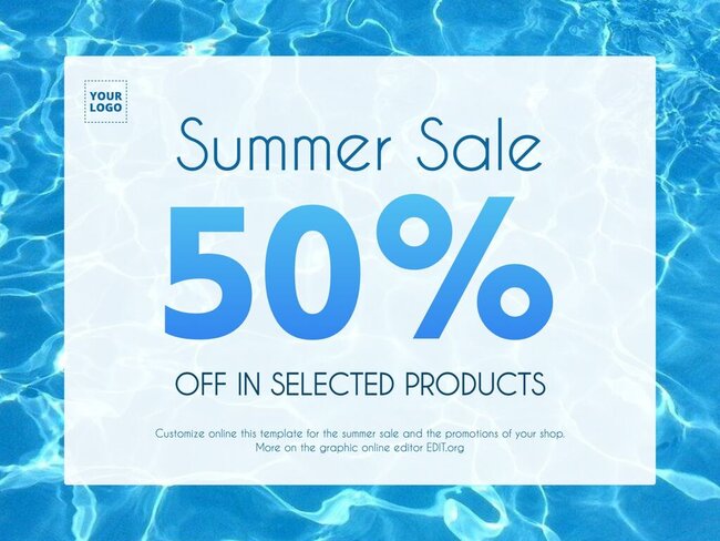 Online Designs to Promote Summer Sales