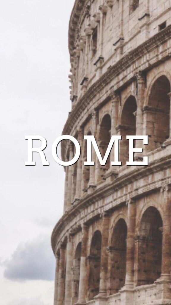 Example instagram stories rome template 