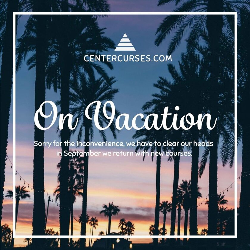 Beispiel-Vorlage Instagram Post 'On vacation'