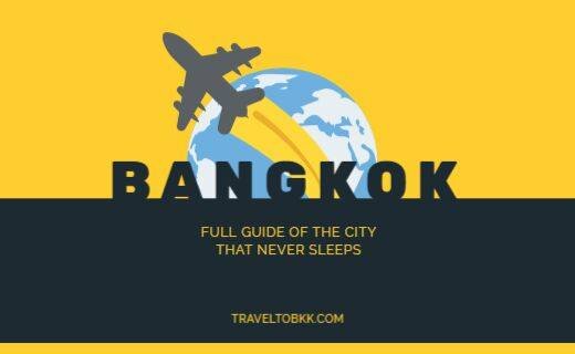 flyer personalizável para agências de viagens com destino a Bangkok