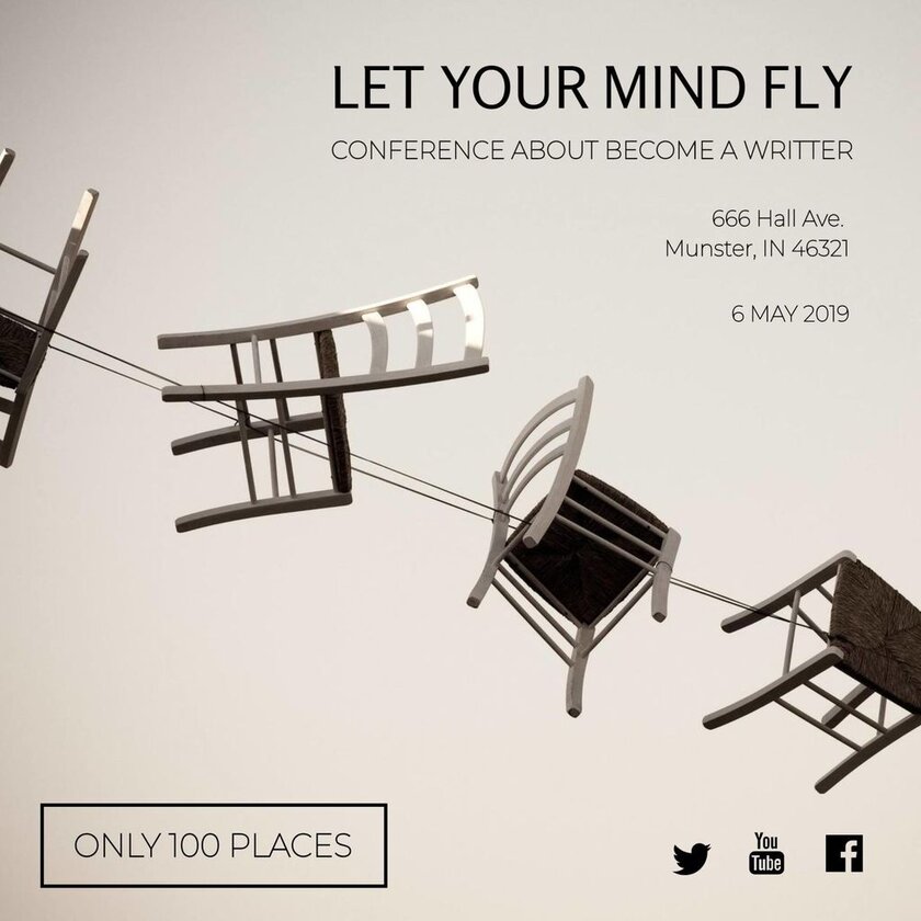 let your mind fly banner