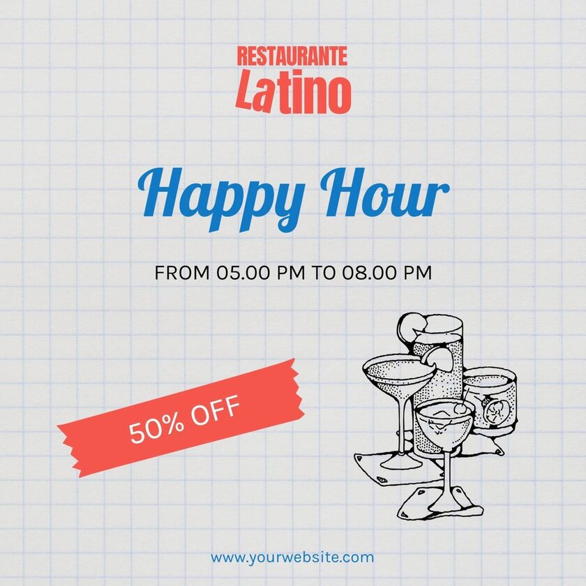happy hour template