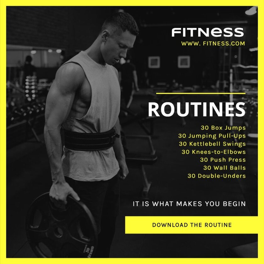 gym routines banner