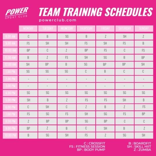 schedule personal training