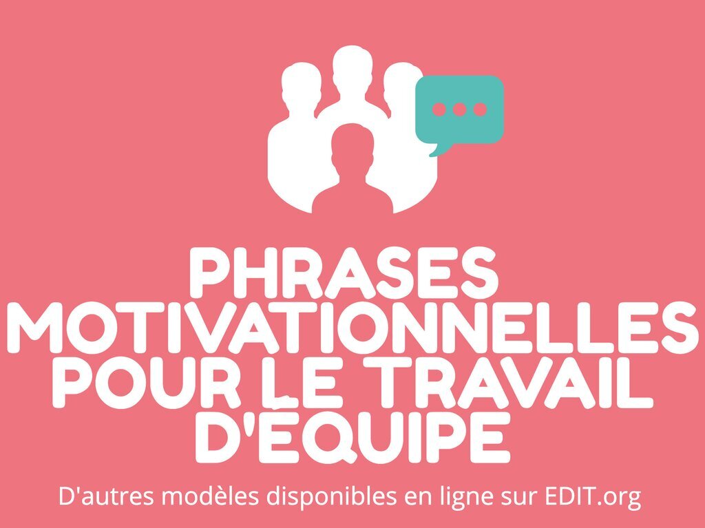 Affiches De Citations Motivantes Pour Le Travail D Equipe