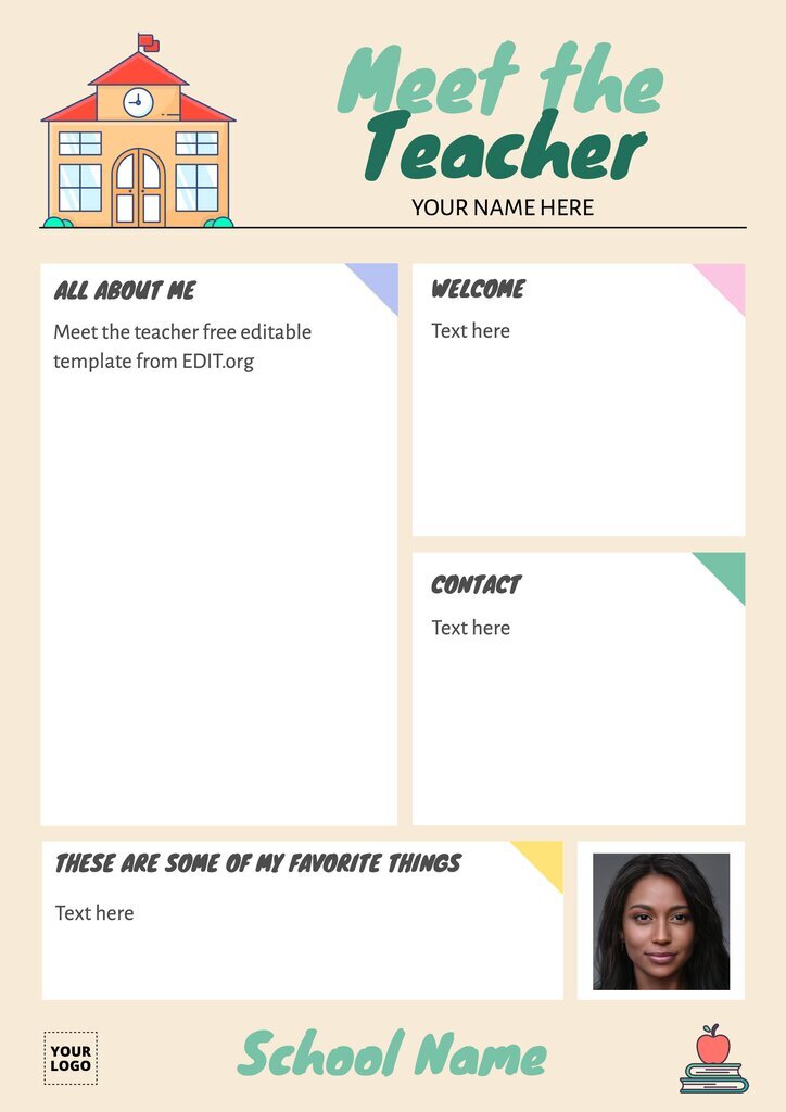 Get To Know Teacher Template