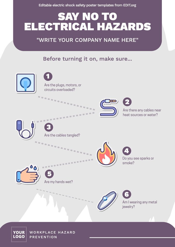 Workplace Safety Poster Templates To Download
