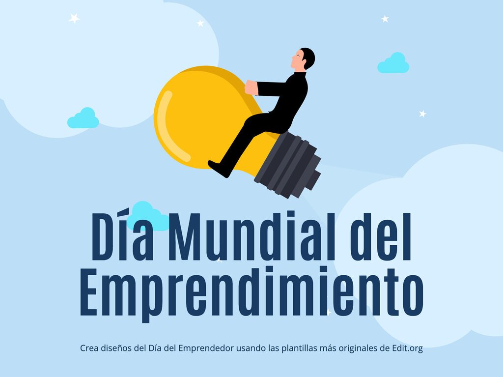 Crea Pósters Del Día Del Emprendimiento Con Plantillas