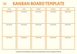 Create Printable Kanban Board Templates