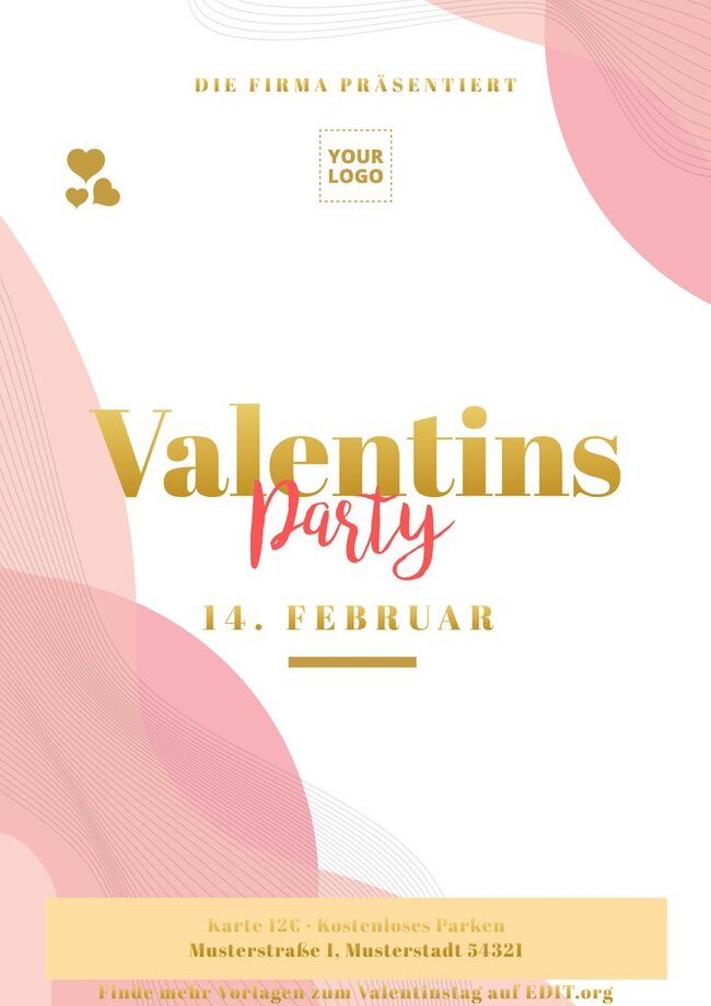  Foto zu Die besten bearbeitbaren Designs für den Valentinstag 