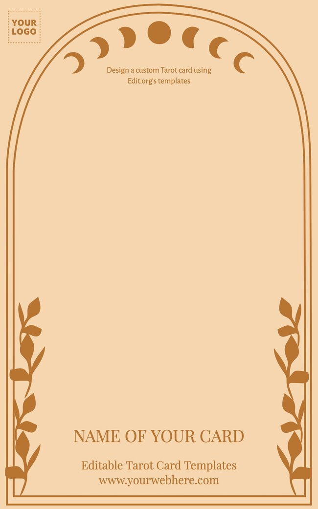 Blank tarot card templates to print