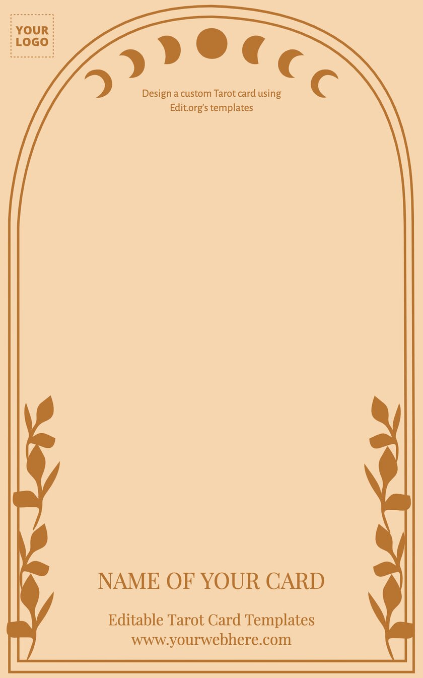 Blank Tarot Card Templates To Print