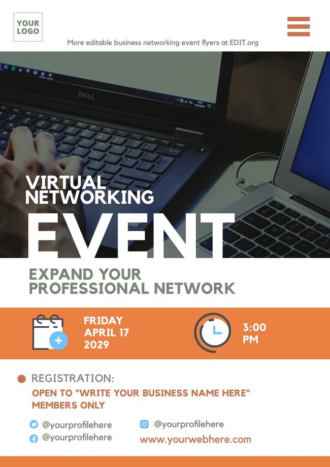 Free Networking Event Flyer Templates