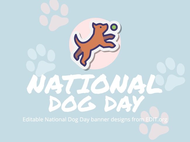 Free National Dog Day templates