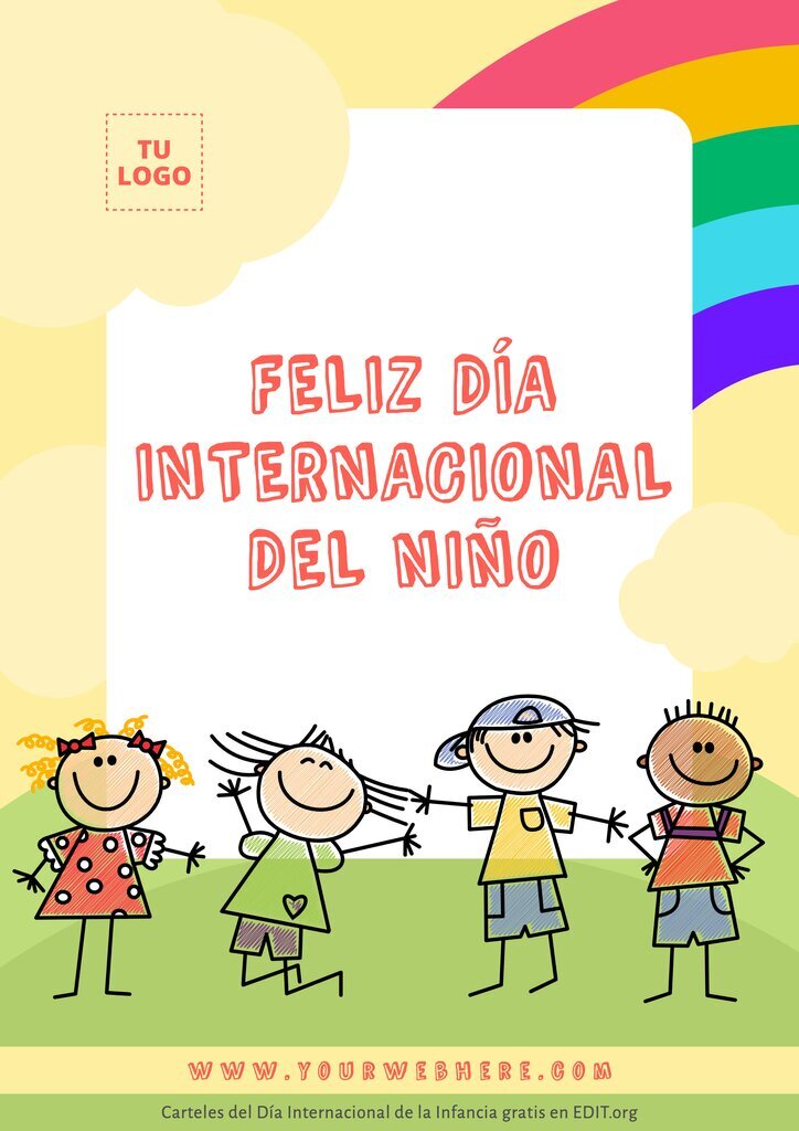 Póster del Día Universal de la Infancia gratis