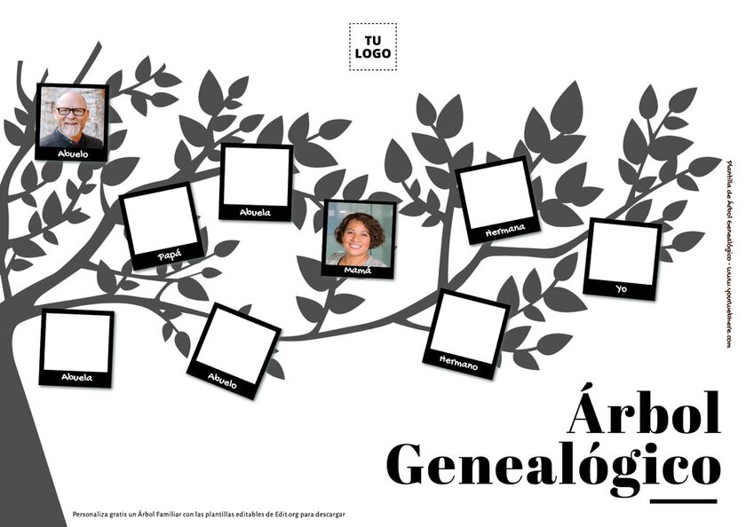 Diseña Tu Árbol Genealogico Con Plantillas