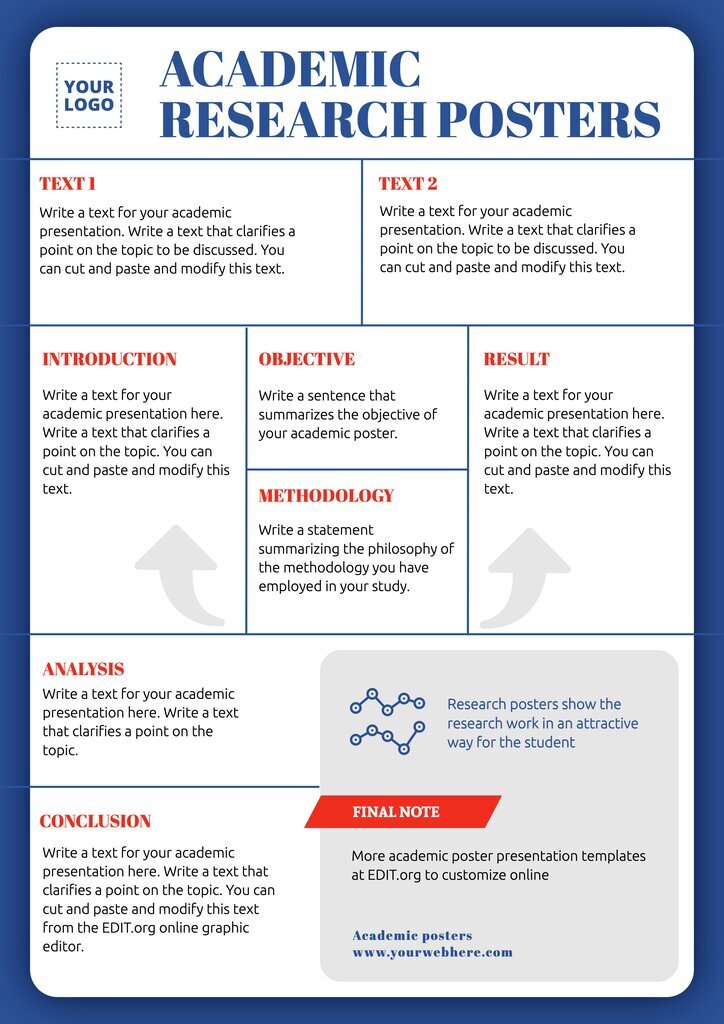 Free Academic Poster Templates To Customize Online