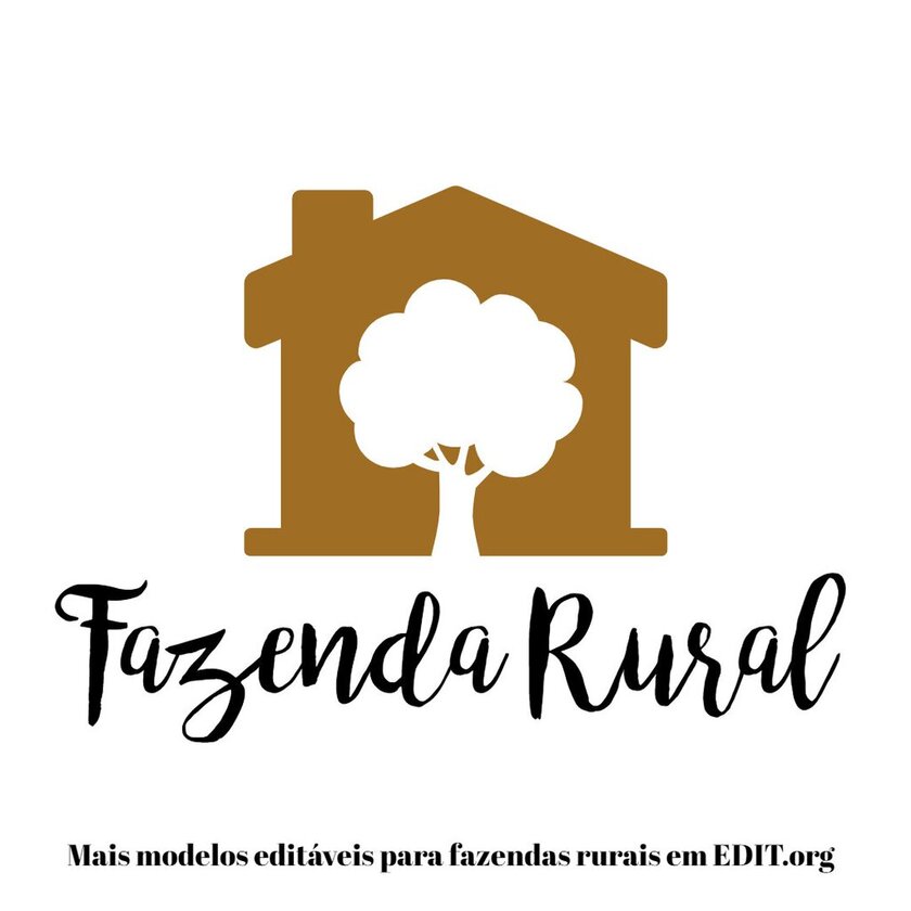 logotipo editável para quinta rural