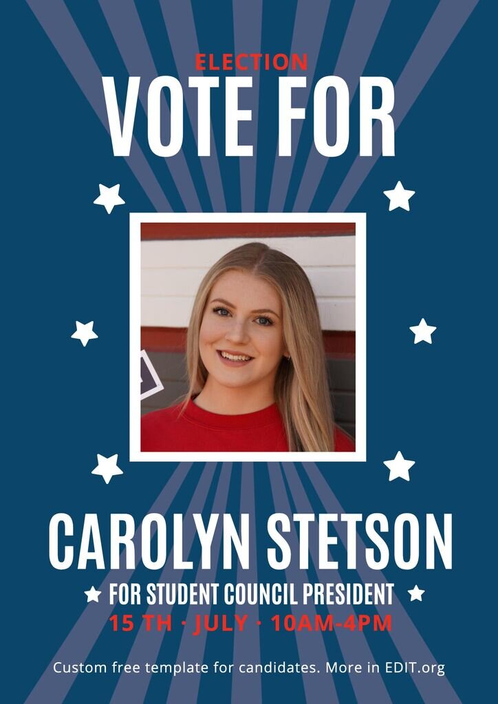 election poster design for high school