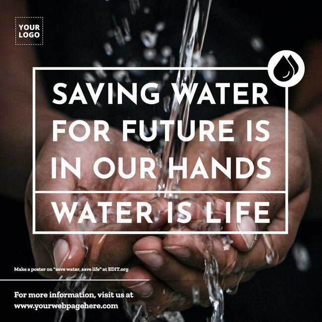 Customize Water Conservation Posters