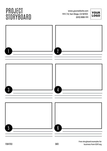 Storyboard templates: free custom Storyboards