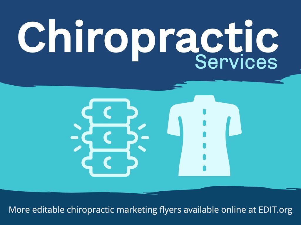 Free templates to promote your Chiropractic services